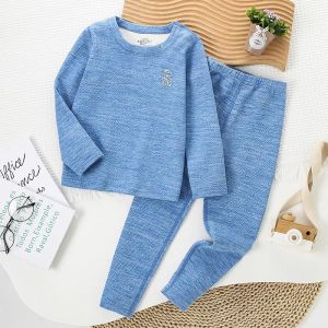 3-14 Years Autumn Winter Thermal Underwear Suit Girls Clothing Sets Boys Pajama Sets No Trace Warm Sleepwear Kids Clothes2026