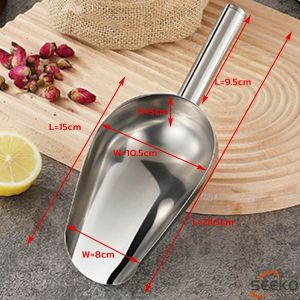 Seeko Stainless Steel Ice Scoop Ice Cream Crushed Shovel Candy Sugar Scooper Kitchen Tool