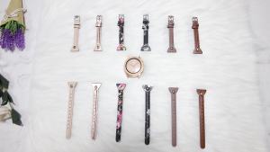 Wearlizer  Leather Compatible with Samsung Galaxy Watch Bands Women    20mm Watch Band Strap for Galaxy Watch 7 6 5 4 FE Active 2 40mm 44mm/Watch 6 4 Classic 43mm 47mm 42mm 46mm/Watch 5 Pro 45mm
