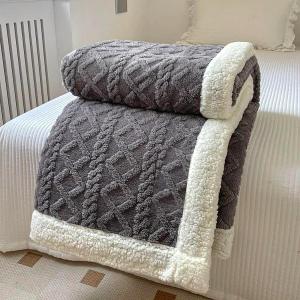 Kiandra Home - Cashmere Blanket Double Sided | Double Queen and King Size Wool Blanket Thick Blanket | Kumot na Makapal at Malambot