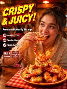 ✨ Phoenix Tail Shrimp Crispy Snack / Party Appetizer / Seafood Delicacy / Frozen Seafood / Easy Cooking / Ready To Eat / Premium Shrimp Roll  香酥凤尾虾