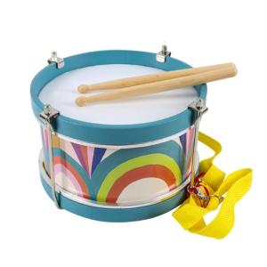 Wooden Toddler Drum Set Musical Learning Toy For Children 3+ Sensory Development Instrument With Durable Construction
