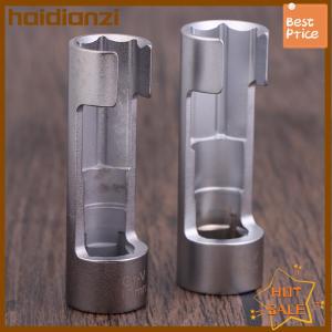 haidianzi 17 19mmDiesel Fuel Injector Pipe Hexagonal Opening Removal Sleeve Oxygen Sensor Wrench Pipe Sleeve Workshop Equipment Hand Tools