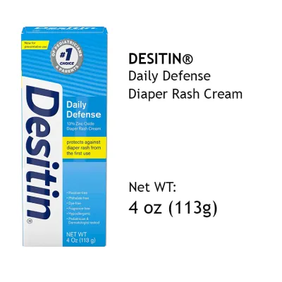 Desitin Maximum Strength Original Diaper Rash Paste Baby Cream/Daily Defense/Nappy Rash Cream/Adult Diaper Rash Cream