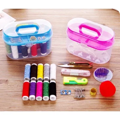 PERALATAN JAHIT SEWING SET ALAT MENJAHIT 1 PAKET 1KOTAK LENGKAP SESUAI PHOTO