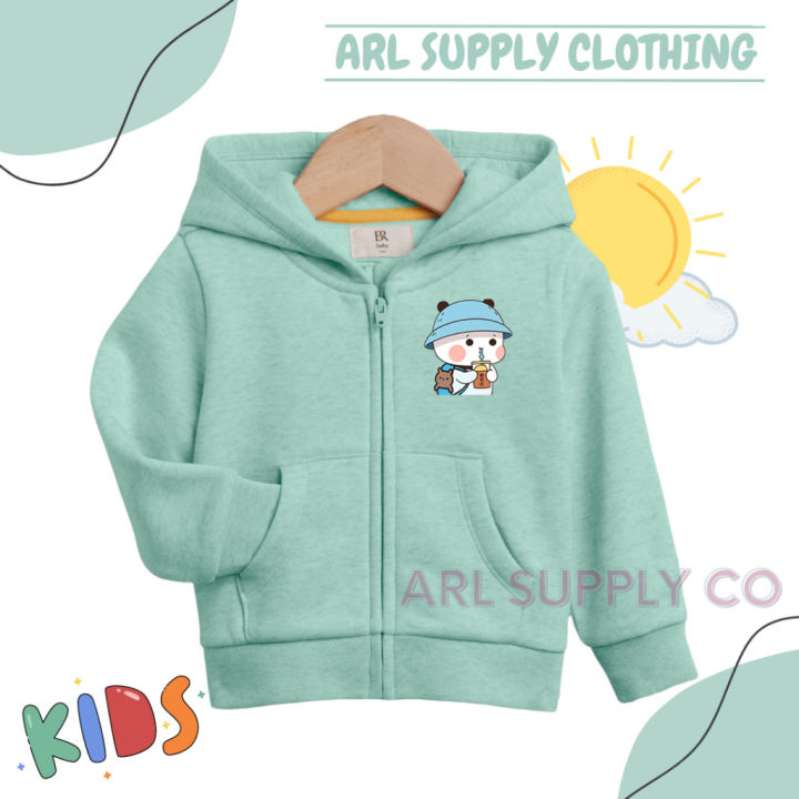 jaket anak laki laki perempuan model zipper panda haus umur