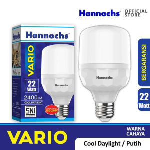Hannochs Lampu LED 22 Watt Vario Bohlam Capsule Cahaya Putih Garansi Resmi 1 Tahun