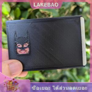 【LAKEBAO】 กระเป๋าสตางค์รหัสฮีโร่สำหรับผู้ชายและผู้หญิงดีไซน์ซูเปอร์ฮีโร่มีสไตล์ช่องเสียบบัตรหลายช่องช่องเงินสดและของขวัญโลโก้สัญลักษณ์สำหรับทุกคน