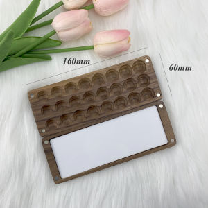 Hộp gỗ đựng màu nước handmade có nam châm 8/12/24 ô tiện lợi mang đi
