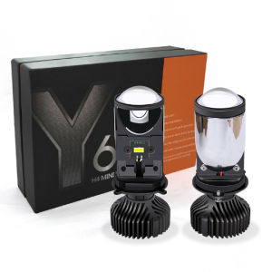 2pcs Lampu Led Mobil Motor H4 Mini Projector Projiey7d Y13 Y14 Y15 Y6d Y8 Y11 Y17 Lampu Led Motor Depan