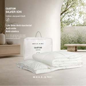 Bellami Silver ION Castor DownFeel Cloud Soft Fibre Quilt Lightweight Comforter