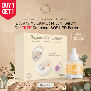 [NEW ARRIVAL] Skin Inc Buy Any 30ml Serum Get FREE Deepcare SOS LED Patch | Target Breakouts. Soothe & Repair