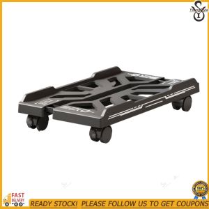 [YoungStyle] Adjustable CPU Stand with Caster Wheels Under Desk PC Floor Cart