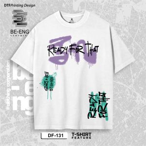 Kaos Oversized "READY FOR THAT" Bahan Cotton Combed 20s Kualitas Sablon Premium Tshirt Pria dan Wanita