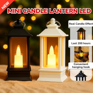 LED Candle Light Lantern with Hook Flameless Candle Home Decoration Mini Carry Lamp Electronic