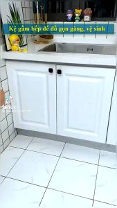 Kệ để đồ nhà bếp để gầm bếp tiện dụng tiết kiệm không gian