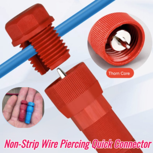 Non-Strip Wire Piercing Quick Connector Piercing Connector Screw-Free Rotating Piercing Connector Quick stripping Rotary Landscape Lighting Wiring Connector