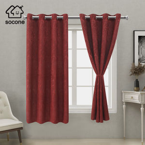 Socone Printed Curtain with Rings 5FT (1 PC) Home Decor