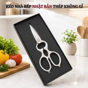 Kéo bếp đa chức năng JAPAN hàng cao cấp fullbox thép trắng không gỉ