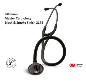 3M Littmann Master Cardiology Stethoscope: All Black 2161 (AUTHENTIC LITTMANN)