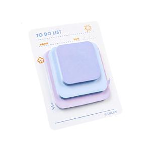 Lovely Sticky Notes Colorful Notepads Adhesive Sticky Pad Simple Sticky Note Memos Pad Aesthetic Note Pad