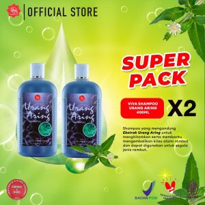 [Super Pack !!!] Viva Shampoo Urang Aring 400ml - (2 pcs)