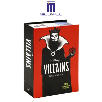The Disney Villains Postcard Box: 100 Collectible Postcards Card Book by Disney Original English books
