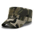 hotSpring and autumn new style short brim sunscreen hat men's baseball cap flat top cap camouflage hat. 