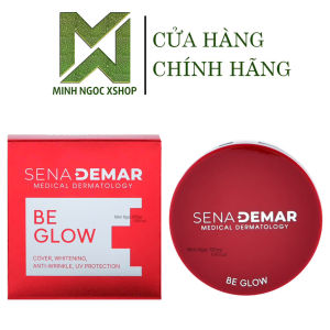 Phấn Nước Trang Điểm SENADEMAR Be Glow Cushion 15G che phủ khuyết điểm giữ nền 36h chống nắng SPF 50 PA +++