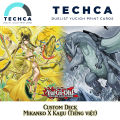 Bài In Tiếng Việt - Bộ bài Yugioh - Custom Deck - Mikanko X Kaiju. 