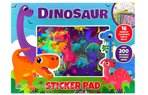 DINOSAUR STICKER PAD (Alligator)