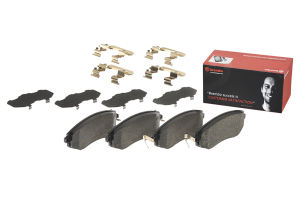 SUBARU LEGACY 2.5 4WD (2015~) FRONT (DEPAN) & REAR (BELAKANG) BREMBO BRAKE PAD 100% ORIGINAL AUTHENTIC PRODUCT (PRICE FOR 4 PCS)