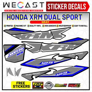 WECAST Honda XRM Dual Sport Decals Sticker for Motorcycle Accessories High Quality with Free Stickers