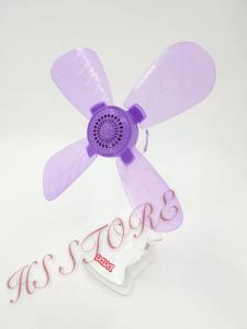 Portable Clip Fan with Whisper Quiet Operation and Soft Blades (4 blades)