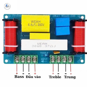 Mạch phân tần ra 3 đường tiếng WEAH-338 250w