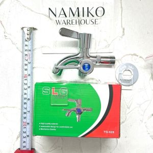 Kran double dua cabang taman yg-628 SLG 1/2 inch