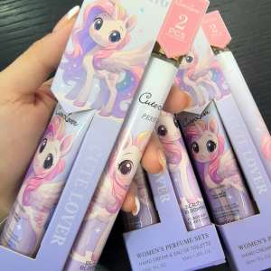 New Women`s perfume set and cream & eau de toilette super my go