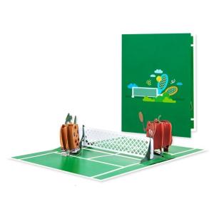 Chủ Đề quần vợt 3D Popup Thiệp sinh nhật Thiệp làm bằng tay với phong bì món quà độc nhất vô nhị cho dành cho ông bố người đàn ông chồng