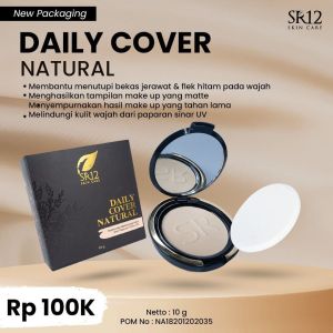SR12 Bedak Padat Exclusive Compact Powder Daily Cover Natural Sheer Pink Beige Halal BPOM