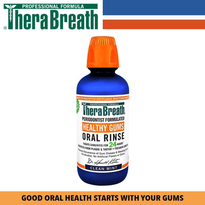 Therabreath 24 Hour Healthy Gums Periodontist Formulated Oral Rinse Lazada 