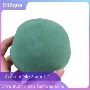 [COD] EHBqna KITCHEN 1ชิ้น9 12 15ซม. ทรงกลมสีเขียวดอกไม้แห้งลูกบอลฟองน้ำโคลนตกแต่งช่อดอกไม้เครื่องมือจัดดอกไม้สด