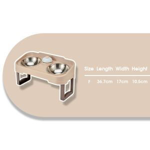 HamshMoc Stainless Steel Dog Bowls Removable Design Food Grade Material Anti Tip Insert Medium Large Dogs