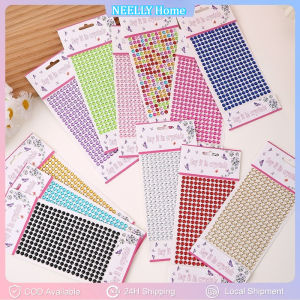 1PC Rhinestone Self Adhesive Sticker Crystal Gemstone Sticker Suitable Car Rhinestones Sticker Self Adhesive Decorative Stickers For DIY Decoration Scrapbooking Arts & Crafts