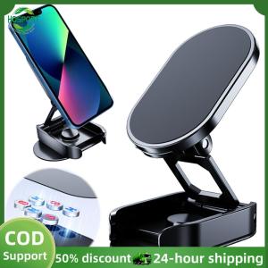 【HOSPORT】Magnetic Folding Mobile Phone Stand Foldable Car Navigation Holder Smartphone Mobile Stand Auto Accessories【1-3 days delivery】