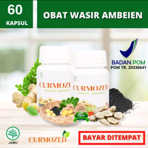 Obat Curmozed 60 Kapsul Bpom Wasir Ambeien