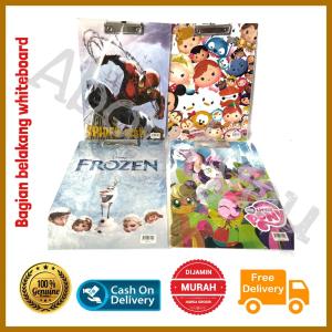 Promo PAPAN JALAN karakter / CLIPBOARD ujian papan tulis anak bolak balik Besar murah
