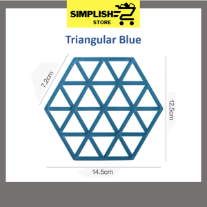 Silicon Coaster Heat Insulation Mat Anti-Slip Pad Withstand Heat anti-slid
