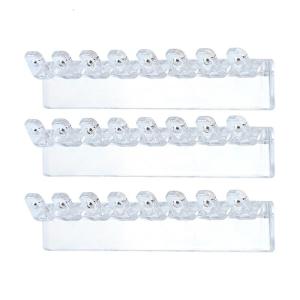 ที่แขวนสร้อยคอใสสร้อยคอพลาสติกที่แขวนต่างหูที่แขวนผนังสำหรับกำไลแหวนและต่างหู