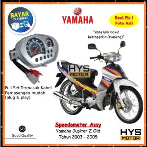 HYS Spidometer Assy YAMAHA Jupiter Z Lama 2003 2004 2005 110 cc Speedometer Kilometer KM Full Set Kabel Mika Tebal
