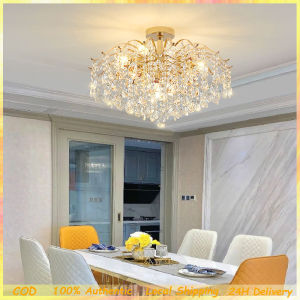 Crystal Lamp Dining Room Chandelier Individuality Brief Modern Bar Counter for Home Chandelier